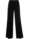 Alberto Biani Trousers Straight Leg Wide-leg Design In Black