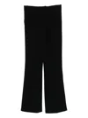 Alberto Biani Flared Trousers In Black