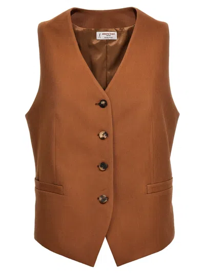 ALBERTO BIANI GABARDINE VEST