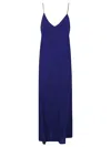 Alberto Biani Georgette Long Slip Dress