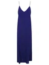 Alberto Biani Georgette Long Slip Dress
