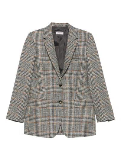 ALBERTO BIANI ALBERTO BIANI GREY CHECKED JACKET