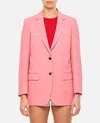 Alberto Biani Single-breasted Blazer In Pink