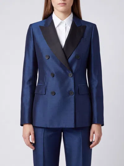 Alberto Biani Jacket Woman Color Blue