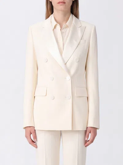 Alberto Biani Jacket Woman Color White In Neutral