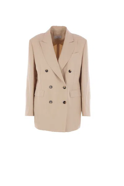 Alberto Biani Jackets In Beige