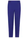 Alberto Biani Trousers Featuring Elastic Waistband And Back Pockets In Blue