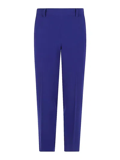 Alberto Biani Light Cady Trousers In Blue