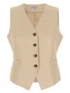 Alberto Biani Linen Viscose Vest