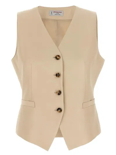 ALBERTO BIANI ALBERTO BIANI LINEN VISCOSE VEST