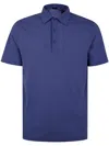 Herno Polo Shirts With Collared Short Sleeves In Blue