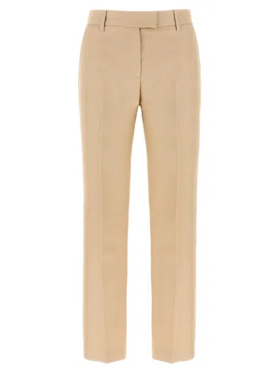 ALBERTO BIANI OFF WHITE NARROW LEG PANTS