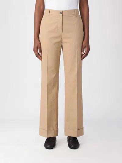 Alberto Biani Pants Woman In Gold