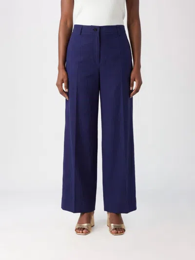 Alberto Biani Pants Woman In Blue