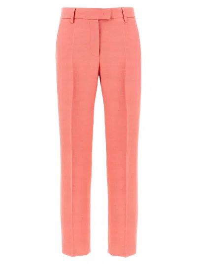 ALBERTO BIANI PINK LINEN BLEND PANTS