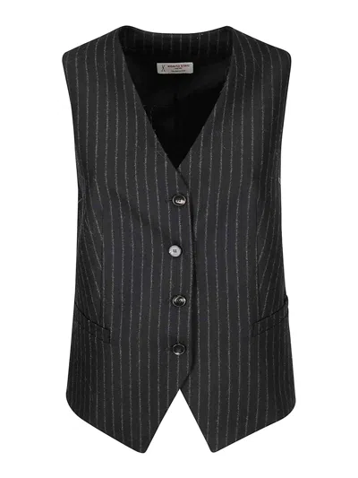 ALBERTO BIANI PINSTRIPED WAISTCOAT