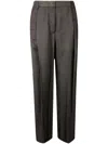 Alberto Biani Viscose Trousers In Black