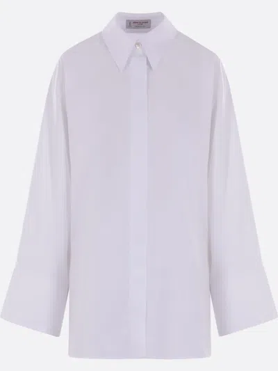 Alberto Biani Poplin Shirt In White
