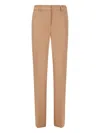 Alberto Biani Pressed-crease Trousers In Brown