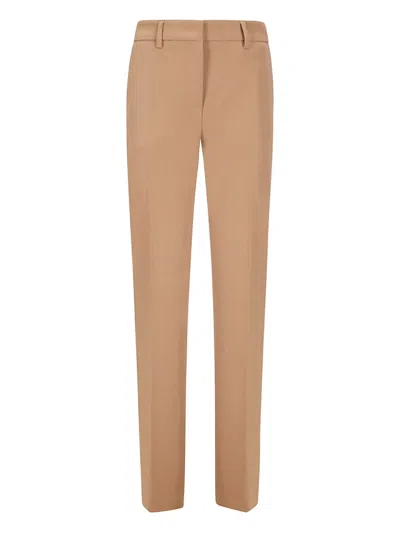 Alberto Biani Pressed-crease Trousers In Brown