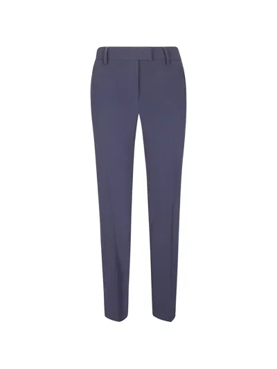 Alberto Biani Pressed-crease Trousers In Blue