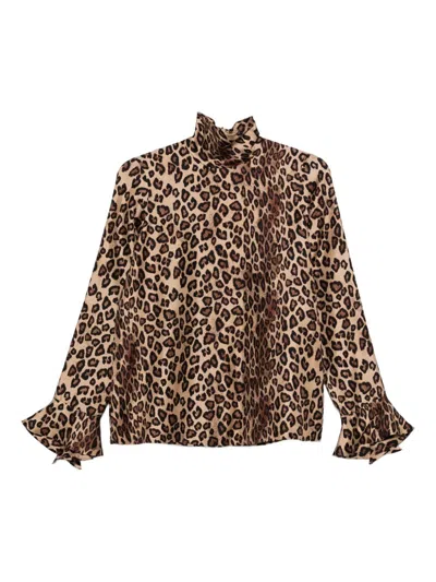ALBERTO BIANI ALBERTO BIANI PRINTED SILK BLOUSE