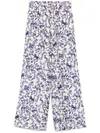 Alberto Biani Printed Silk Trousers