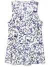 Alberto Biani Printed Tank Top In Neutrals