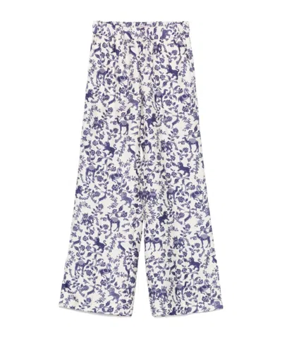 ALBERTO BIANI PRINTED  TROUSERS