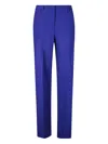 Alberto Biani Straight-leg Trousers With Functional Pockets In Blue