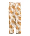 Alberto Biani Satin Trousers In Multi