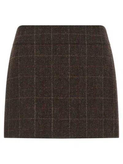 ALBERTO BIANI ALBERTO BIANI SHETLAND WOOL SKIRT