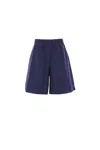 Alberto Biani Cotton Shorts In White