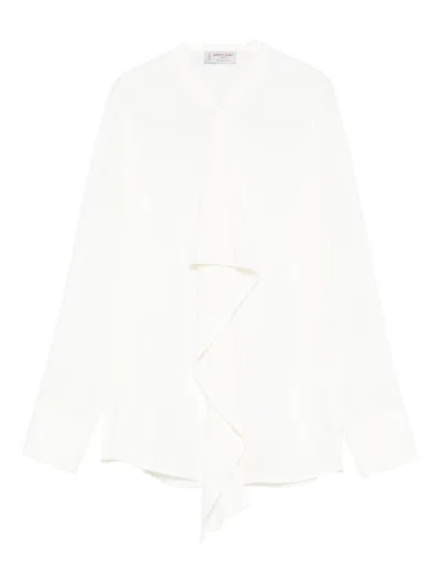 Alberto Biani Silk Shirt In White
