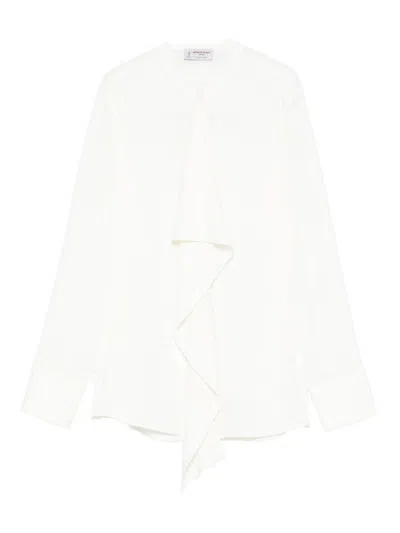 Alberto Biani Silk Shirt In White