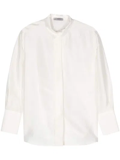 Alberto Biani Silk Shirt In White