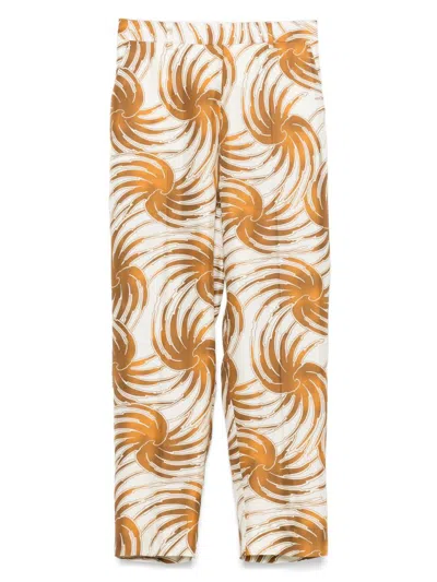 ALBERTO BIANI ALBERTO BIANI SILK TROUSERS