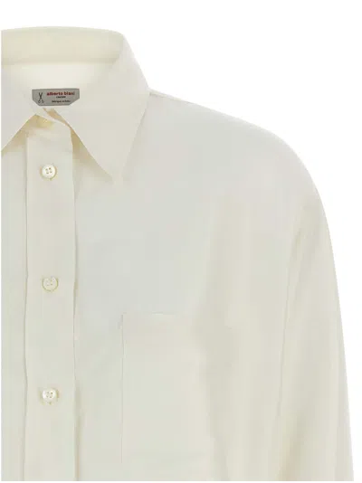 Alberto Biani Silk Women's Blouse In White