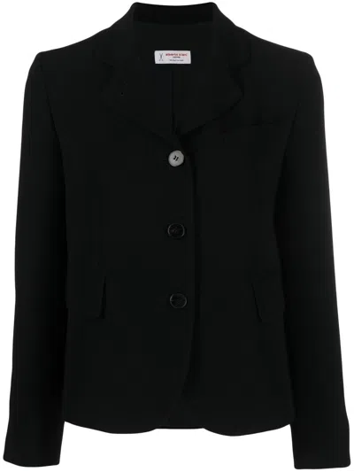 Alberto Biani Single-breasted Blazer In Black