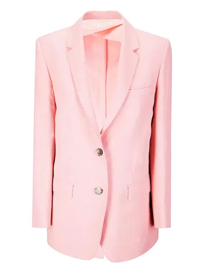 Alberto Biani Single-breasted Blazer In Pink