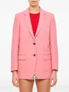 Alberto Biani Single-breasted Blazer In Pink