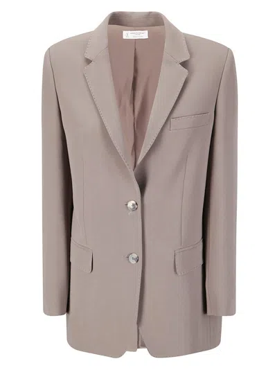 ALBERTO BIANI SINGLE-BREASTED JACKET WITH CLASSIC COLLAR AND STRUCTURED FIT