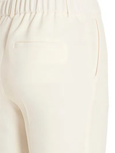 Alberto Biani White Cigarette-style Pants