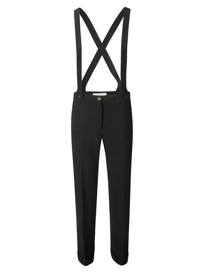 ALBERTO BIANI ALBERTO BIANI STRAIGHT LEG SUSPENDER TROUSERS