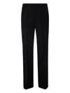 Alberto Biani Elastic Waist Casual Pants In Black