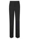 Alberto Biani Straight Leg Trousers With Regular Waist In Black