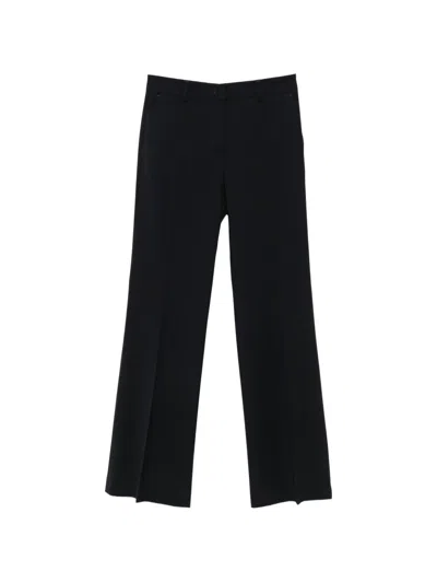 Alberto Biani Straight-leg Tailored Trousers In Black