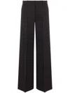 Alberto Biani Stretch Wool Pants In Black