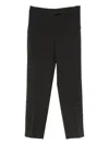 Alberto Biani Zip-fastening Trousers In Black