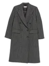 Alberto Biani Coats Blacks And Greys In Gray
